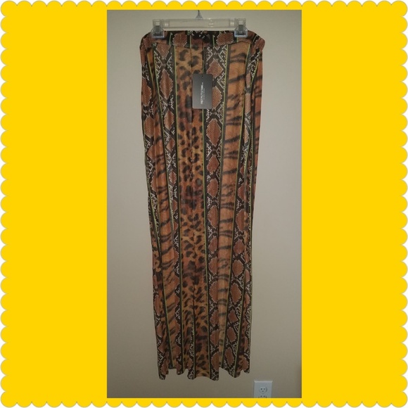 PRETTYLITTLETHING TIGER MESH PANTS SIZE 18 - Picture 2 of 2